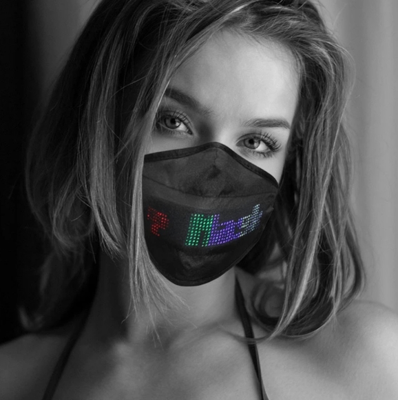 Programmable L.E.D Face Mask - Picture 2 of 7